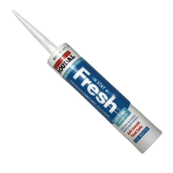 Stay Fresh Premium Sanitary Silicone Ice White - Floors To Walls