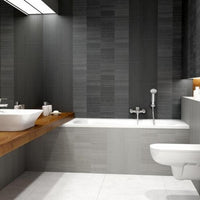 Vox Motivo Modern Décor Graphite Large Tile (4 Pack)   3021010 - Floors To Walls