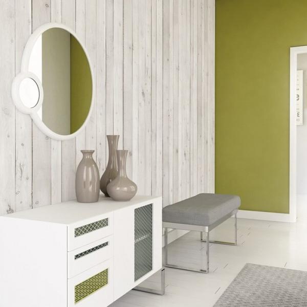 Did you know that you could use wall panels in your hallway entrance