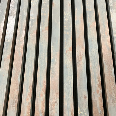Sulcado Range Acoustic Slat Wall Panel - Rustic Blue