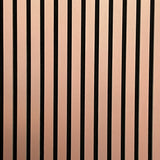 Slat Wall Panel Acoustic - Copper Blush - Floors To Walls