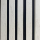 Sulcado Range Acoustic Slat Wall Panel - White Wood