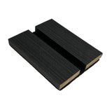Slat Wall Panel Acoustic Wide Lat - Charcoal Black