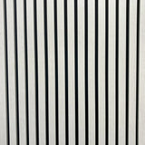 Sulcado Range Acoustic Slat Wall Panel - White Wood