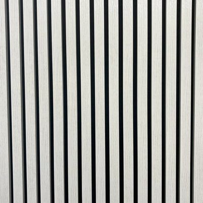 Sulcado Range Acoustic Slat Wall Panel - White Wood