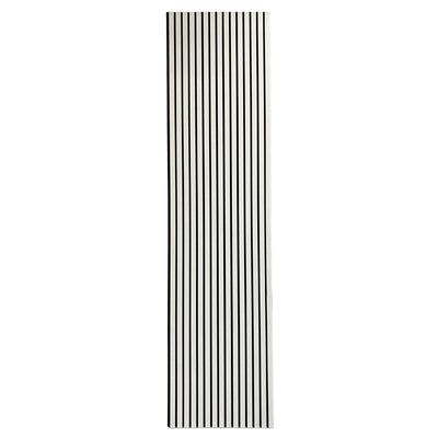 Sulcado Range Acoustic Slat Wall Panel - White Wood