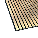Slat Wall Panel Acoustic - Brushed Copper - Floors To Walls