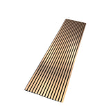 Slat Wall Panel Acoustic - Brushed Copper - Floors To Walls