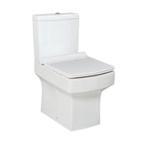 Denza Open Back Pan WC Including Cistern and Soft Close Slimline Seat - Floors To Walls