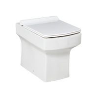Denza Back To Wall Pan WC and Soft Close Slimline Seat - Floors To Walls