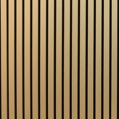 Sulcado Range Acoustic Slat Wall Panel - Gold