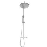 Core Round Rigid Riser Shower - Floors To Walls