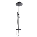 Core Round Rigid Riser Shower - Floors To Walls