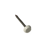 Polyhead Pins and Nails Plastic Top UPVC Fixings - Floors To Walls