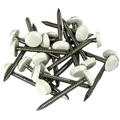 Polyhead Pins and Nails Plastic Top UPVC Fixings - Floors To Walls