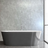 Large Puglia Grey Quartz - 1m Shower Wall Panelling - Floors To Walls