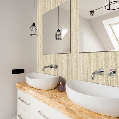 Elegance Mineral Quarried Beige Bathroom Cladding