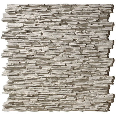 Panel Stone Alpes Slate - Italian White Panel - Floors To Walls