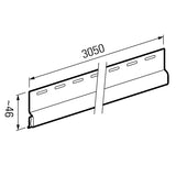 VOX Fronto External Slat Wall Trims - Starter Trim - Floors To Walls