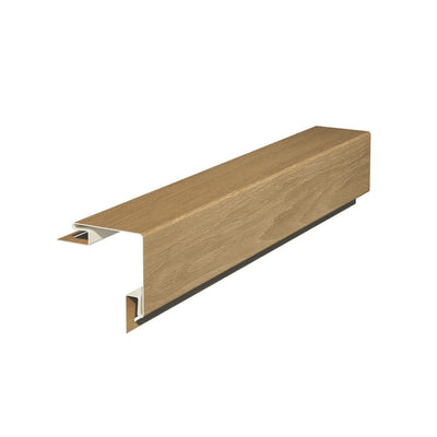 VOX Fronto External Slat Wall Trims - Outside Corner - Oak - Floors To Walls
