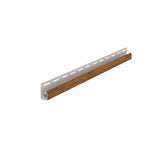 VOX Fronto External Slat Wall Trims - J Trim - Walnut - Floors To Walls