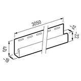 VOX Fronto External Slat Wall Trims - J Trim - Floors To Walls