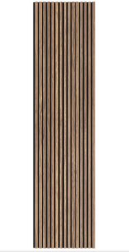 Sulcado Range Acoustic Slat Wall Panel - Walnut