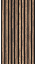 Value Range Acoustic Slat Wall Panel - Walnut