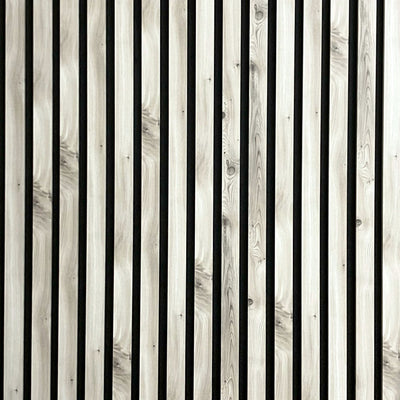 Sulcado Range Acoustic Slat Wall Panel - Silver Birch