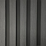 Large Waterproof Slat Panel 300mm - Charcoal - Floors To Walls