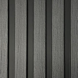 Large Waterproof Slat Panel 300mm - Charcoal - Floors To Walls