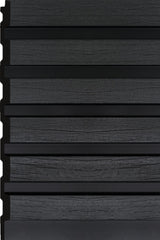 Large Waterproof Slat Panel 300mm - Charcoal - Floors To Walls
