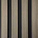 Slat Wall Waterproof Premium 300mm - Grey Oak