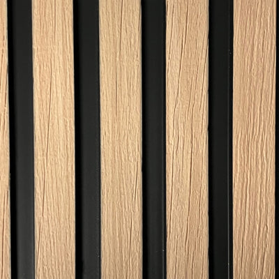 Slat Wall Waterproof Premium 300mm - Light Ash