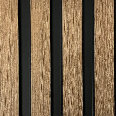 Slat Wall Waterproof Premium 300mm - Natural Oak - Floors To Walls