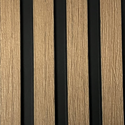 Slat Wall Waterproof Premium 300mm - Natural Oak - Floors To Walls