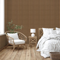 Slat Wall Waterproof Premium 300mm - Natural Oak - Floors To Walls