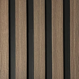 Slat Wall Waterproof Premium 300mm - Walnut - Floors To Walls