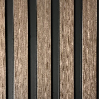 Slat Wall Waterproof Premium 300mm - Walnut - Floors To Walls