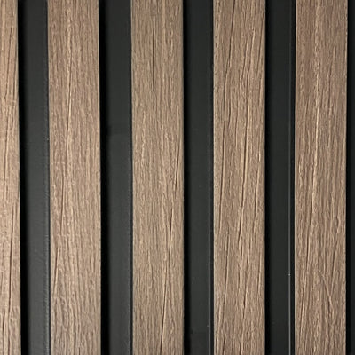 Slat Wall Waterproof Premium 300mm - Walnut - Floors To Walls