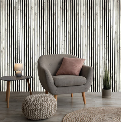 Sulcado Range Acoustic Slat Wall Panel - Silver Birch