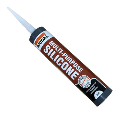 Soudal Multi-Purpose Silicone Trade Professional Quality - Clear - Floors To Walls