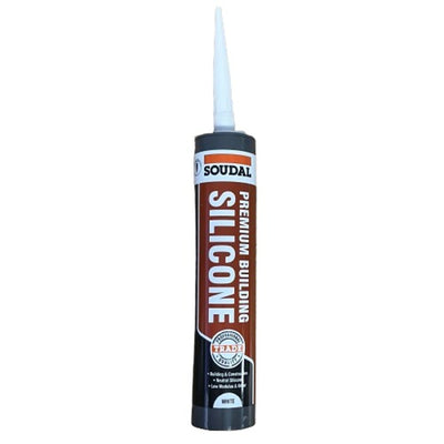 Soudal Premium Building Silicone Trade Professional Quality - White - Floors To Walls
