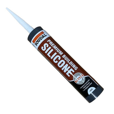 Soudal Premium Building Silicone Trade Professional Quality - White - Floors To Walls