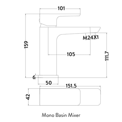 Muro Mono Basin Mixer Range