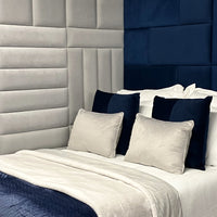 Vox Vilo Upholstered Wall Panel 15cm x 60cm - Grey - Floors To Walls