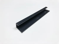 PVC Square End/Finishing Trim 8mm Black - Floors To Walls