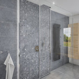 Large Roman Tile (Blue/Grey) - 1m Shower Wall Panelling - Floors To Walls
