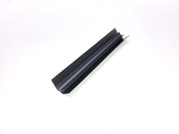 PVC Internal Corner Wall Trim 8mm Black - Floors To Walls
