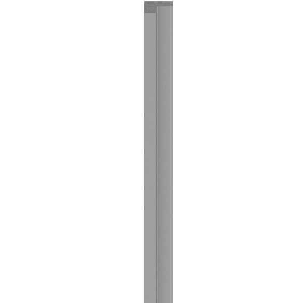 Vox Linerio S-Line Slat Panel Trims - Grey - Floors To Walls